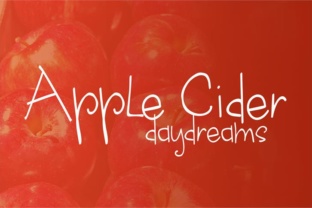 Apple Cider Daydreams: A Typeface for Branding