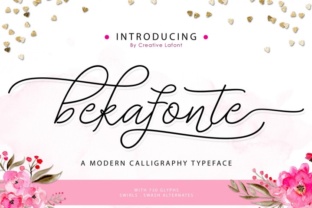 Bekafonte: The Hand-Drawn Typeface for Elegant Branding