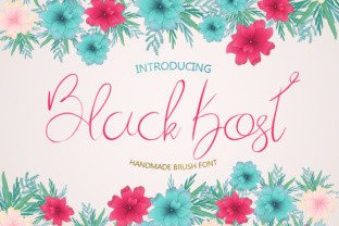 Black Kost: A Handmade Font for Small Business Branding
