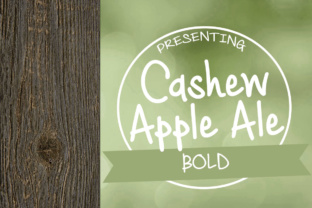 Cashew Apple Ale Bold Typeface for Branding