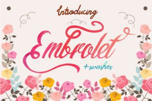 Embrolet: The Elegant Script Font for Crafters