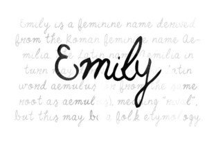 Emily Font: A Designer’s Guide to Elegant Script Typography