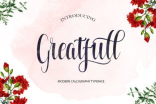 Greatfull Font: Elevating Web Design with Modern Calligraphy