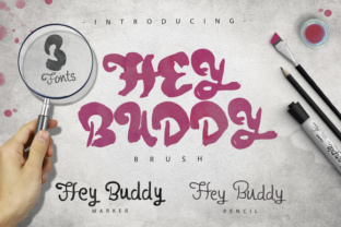 Hey Buddy: A Versatile Script Font Family for Modern Branding
