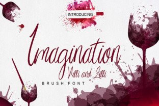 Imagination: A Brush Font for Digital Branding