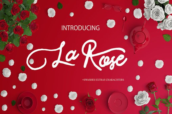 La Rose Font: A Playful Script for Makers