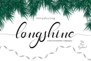Longshine: A Fluid Script Font for Web Design