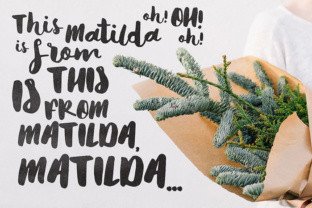 Matilda: A Funky Script Font for Makers
