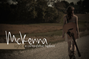 McKenna Light: A Contemplative Script Font for Branding