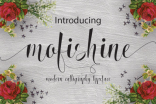 Mofishine: A Modern Script Font for Web Design