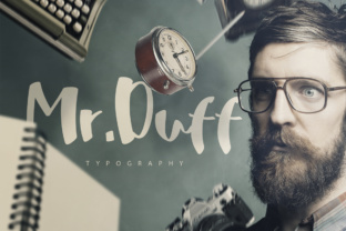 Mr. Duff: A Playful Script Font for Branding