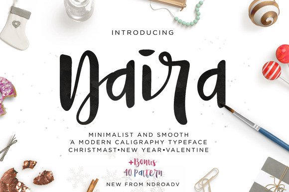 Naira: A Fresh Script Font for Modern Web Design