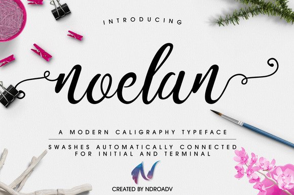 Noelan: The Script Font for Modern Branding