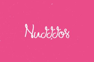 Nudddos: A Handmade Typeface for Editorial Warmth