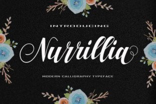 Nurrillia: A Dancing Script Font for Crafters