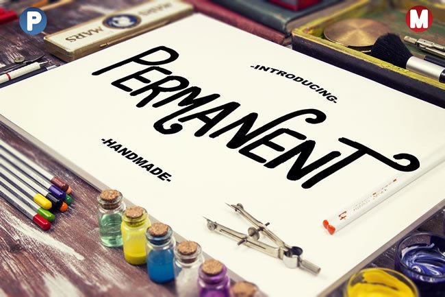 Permanent Typeface: A Playful Script for Branding