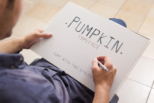 Pumpkin Font: Bold Display Typeface for Web Design