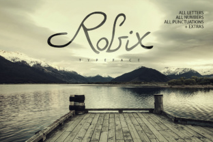 Robix: A Playful Hand-Drawn Font for Editorial Design