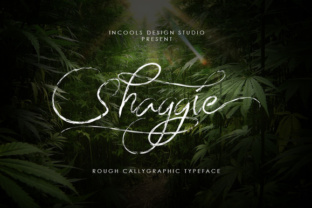 Shaggie: A Rough Script Font for Makers