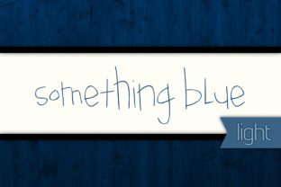 Something Blue Light: A Quirky Handwritten Font for Web Design